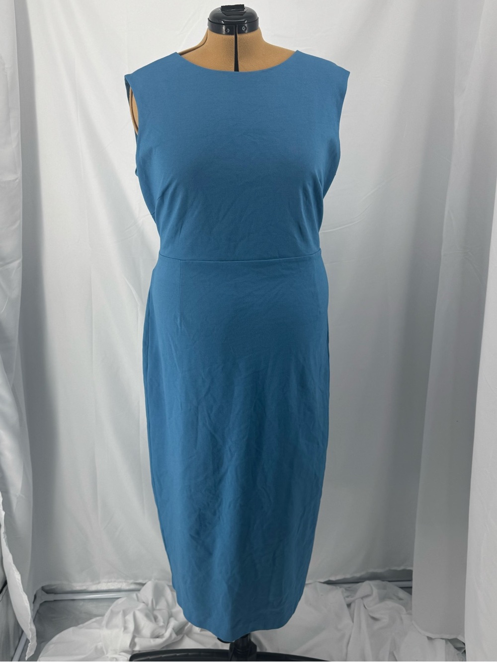Boden Sleeveless Midi Dress in Blue 0296